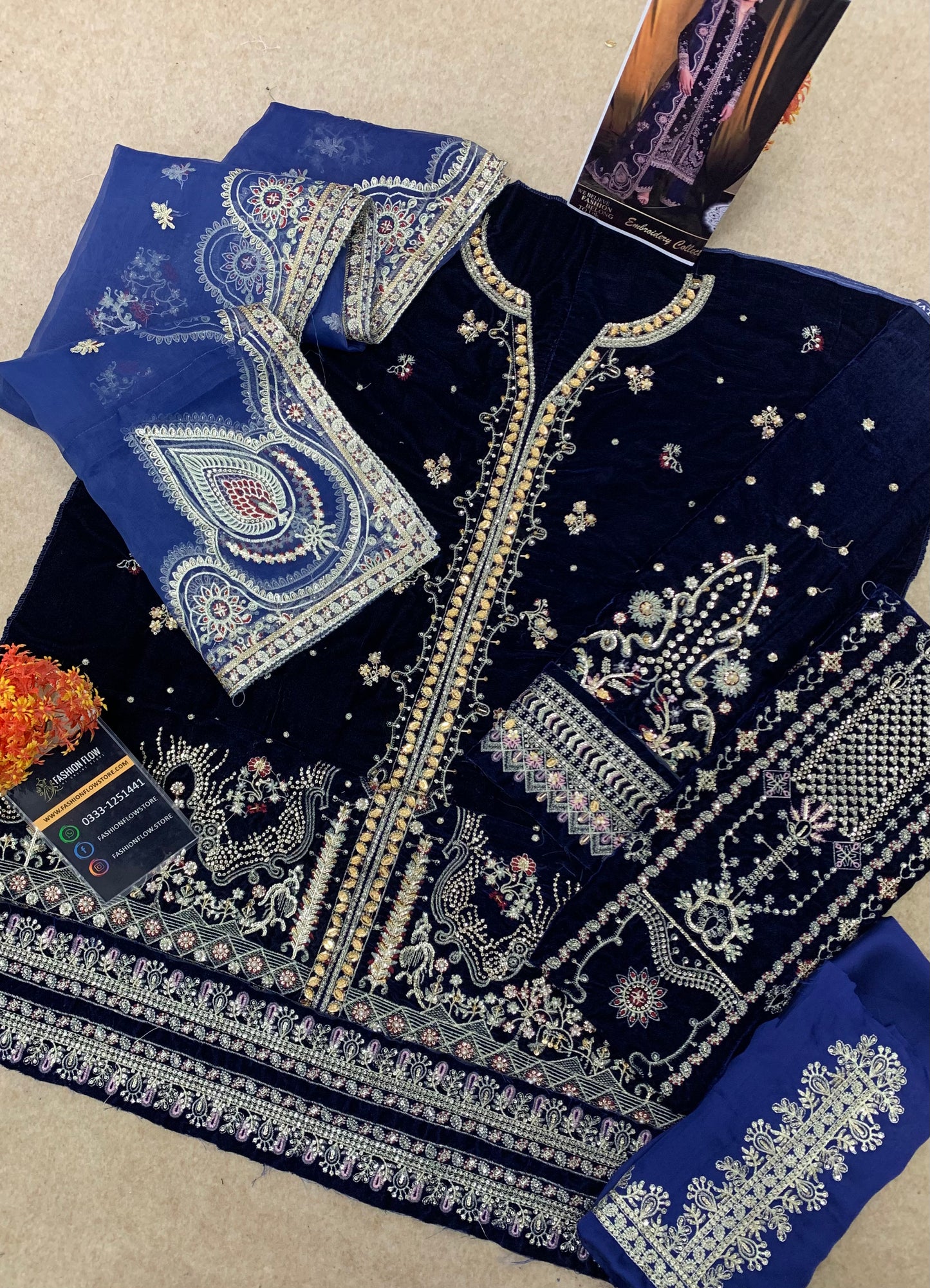 Qalamkar VELVET COLLECTION 2024