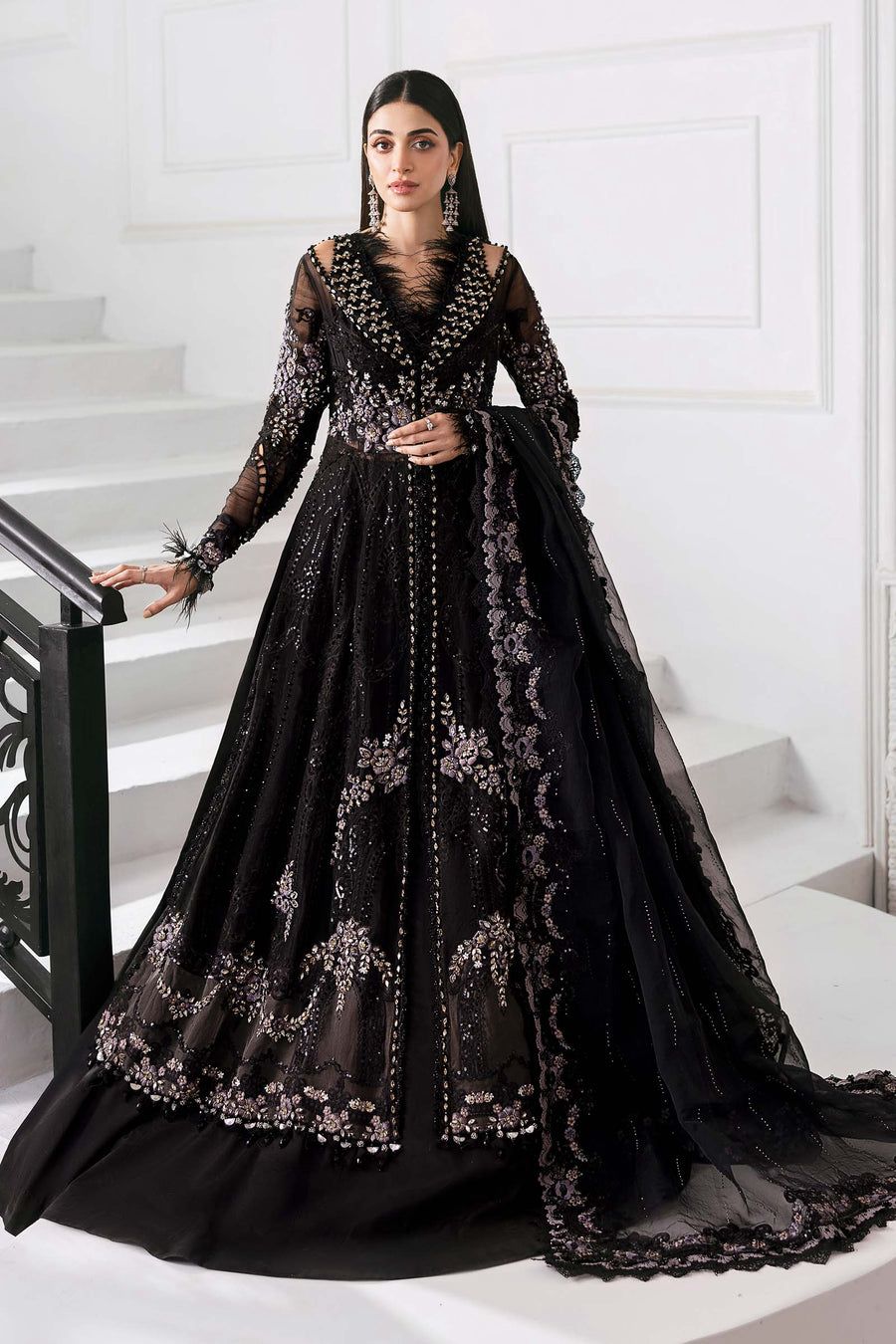 Maria B Black Chiffon Collection