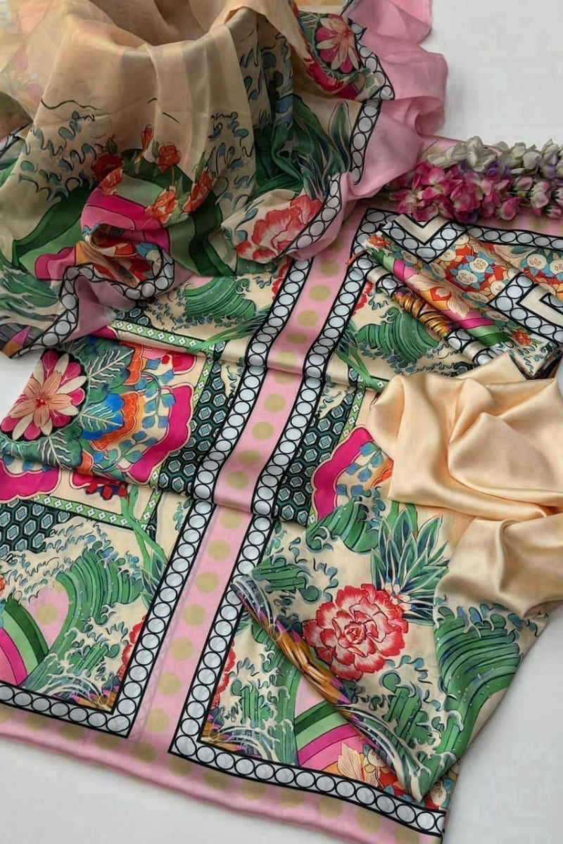 Floral Digitaal printed