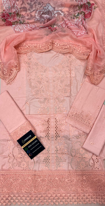 Zaib By Nimsay Chikankari Lawn Collection