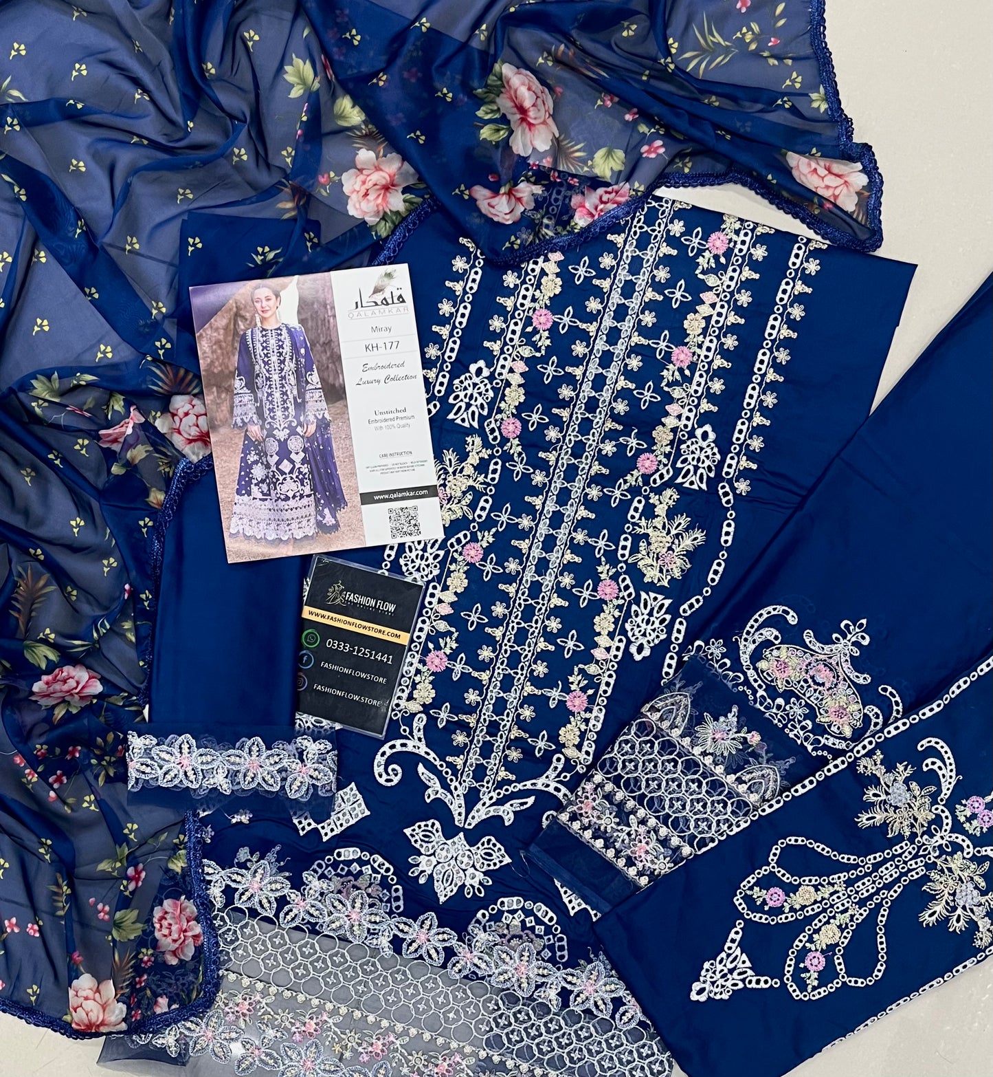 Qalamkar Chikankari Lawn Collection