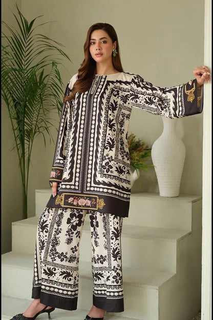 Floral Digitaal printed