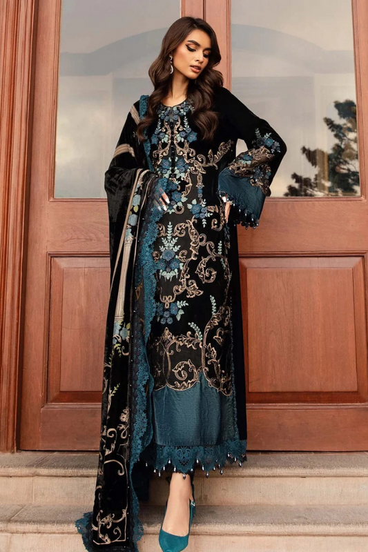 Maria B Velvet Dress