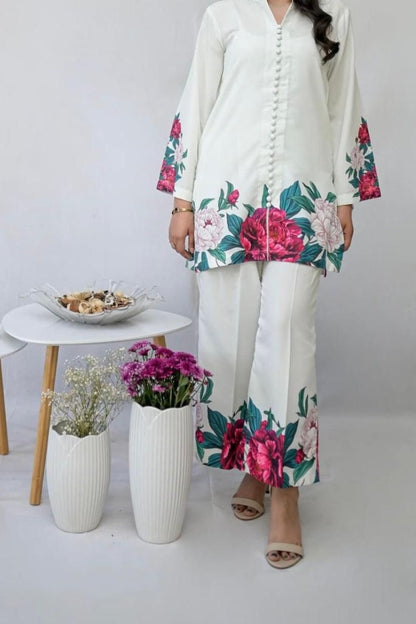Floral Digitaal printed