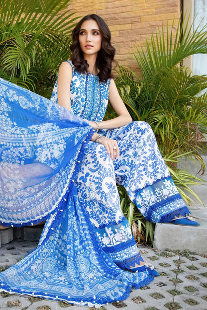 Fashion Flow 3 Piece Stitched Lawn Outfit