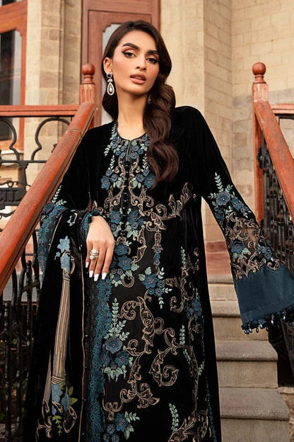 Maria B Velvet Dress