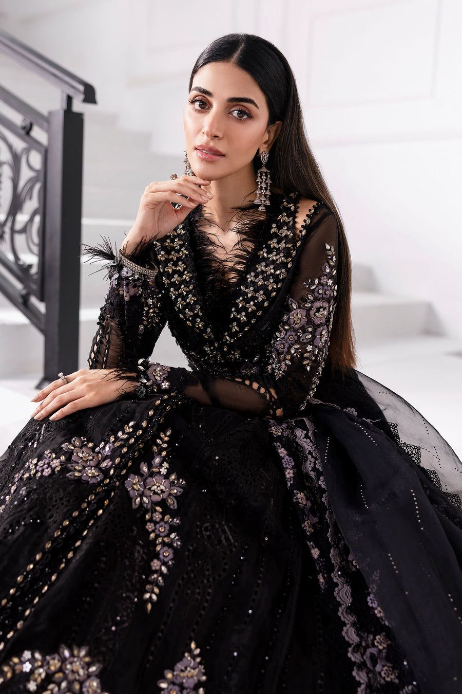 Maria B Black Chiffon Collection