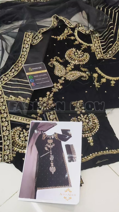 Fashion Flow Black Velvet