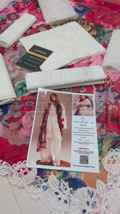 Zara ShahJahan Chikankari Lawn Collection