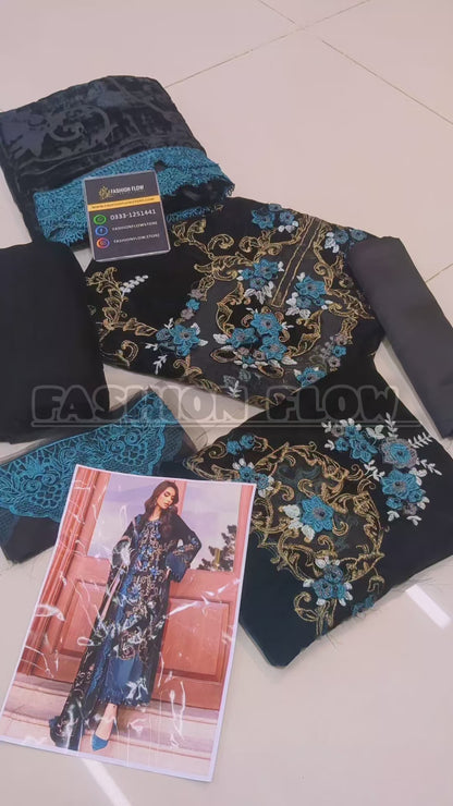 Maria B Velvet Dress